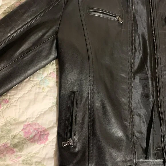 BaliSkins Italian Leather Jacket, %100 real leather ("Vera Pelle") made in Italy